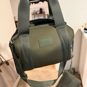 Dagne Dover Olive Duffel Bag (SMALL)